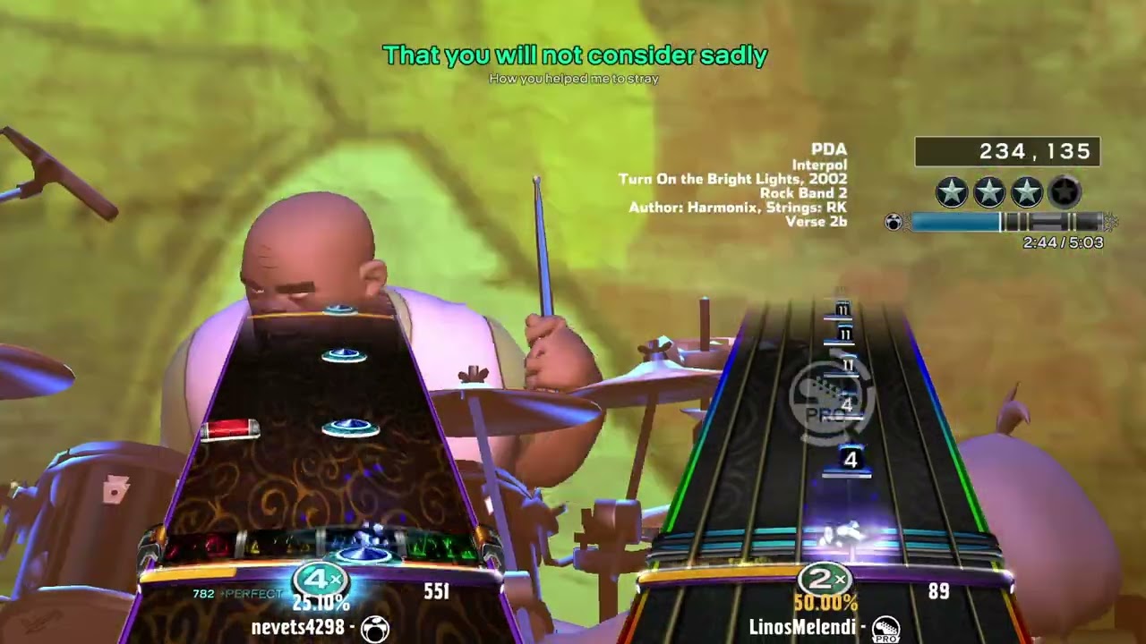 PDA (2002) by Interpol - Pro Drums Gold Rock Band 3 Deluxe RPCS3