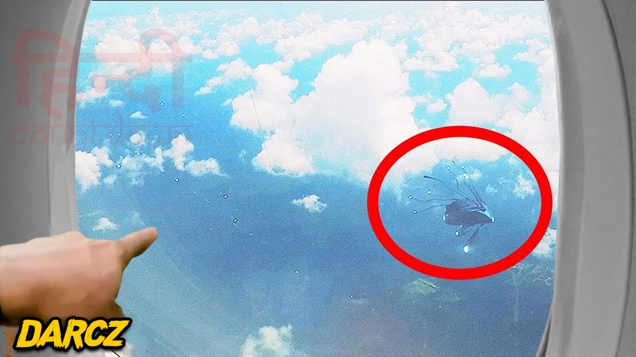9 Objetos Extra&ntilde;os en el Cielo Captados Por AVIONES Grabados en Camara 😱