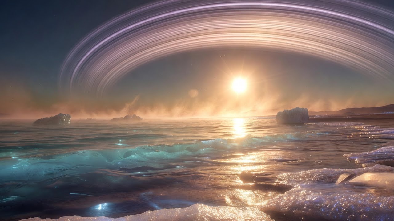 Otherworldly Relaxation &ndash; Alien Beach with Gentle Waves