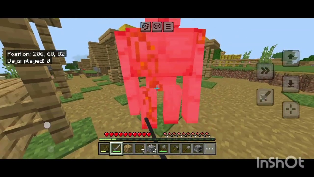 I played Minecraft patch first time my goal is to get the iron armour and all the tools