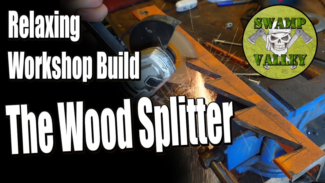 Making a Wall Mounted Wood Splitter - ASMR Workshop Build
