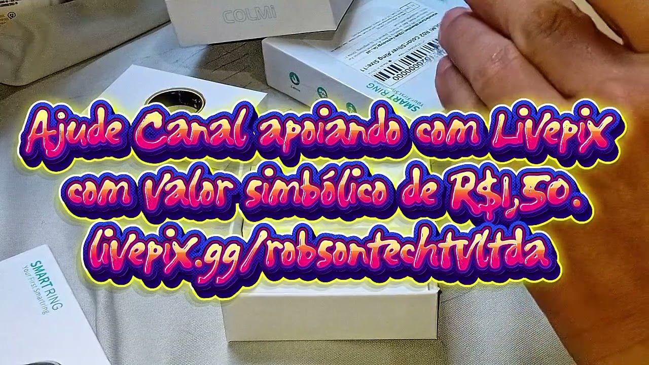 Unboxing do Anel Inteligente Colmi