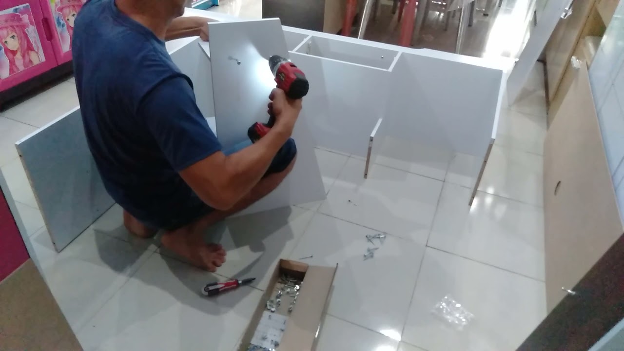 cara memasang lemari dari merk tv mars wu 01