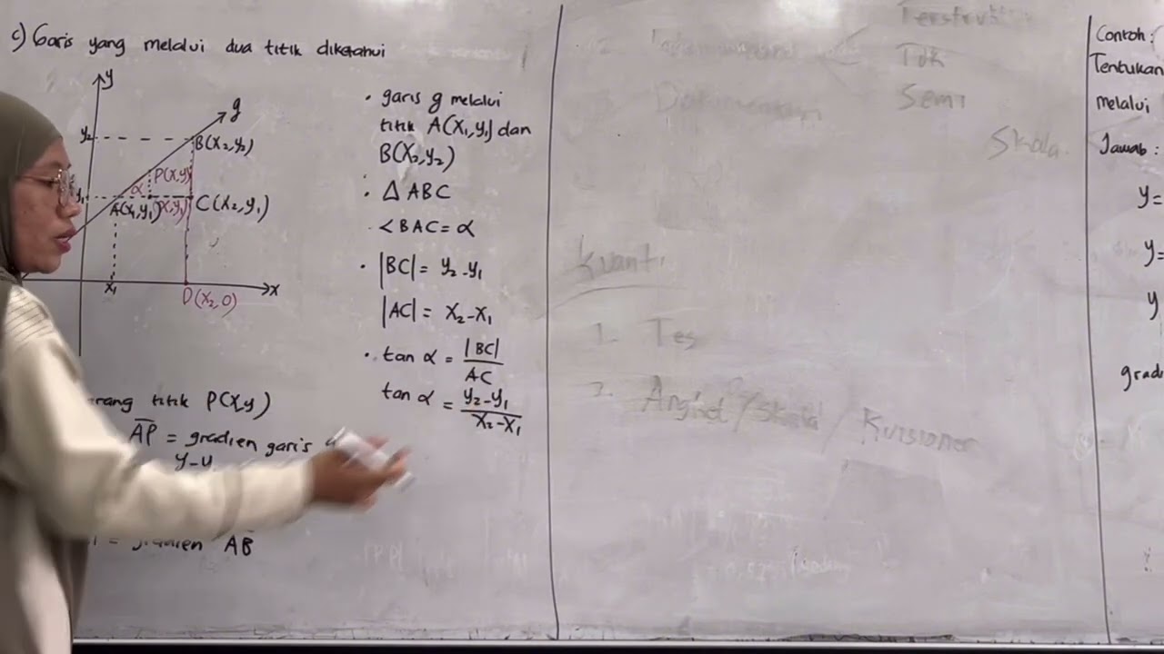 Persamaan Garis Lurus Part 3 (Geometri Analitik Bidang)