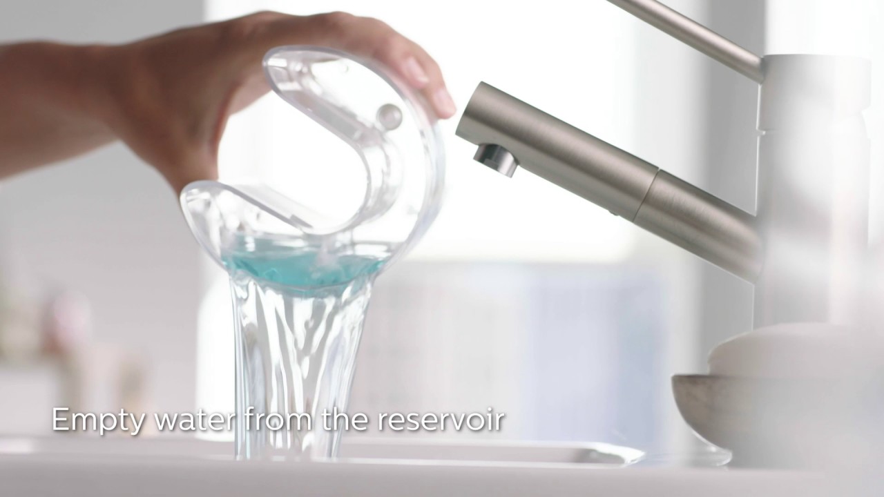 Cleaning your AirFloss Fill & Charge station