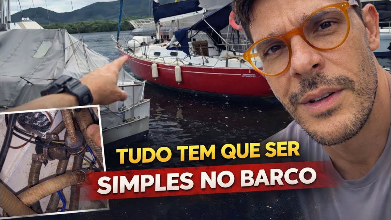 NUNCA FAÇA ISSO EM ENTRADA DE VASO SANITÁRIO DE BARCO - PETERSON 33 MINTAKA