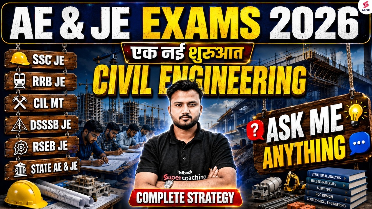 AE & JE Civil Engineering Preparation 2026 | Ask Me Anything | Clear All Your Doubts | Shubham Sir