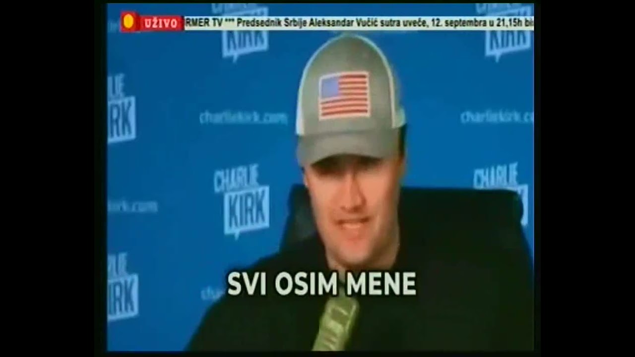 This is how Charlie Kirk spoke about Serbs-Ovako je Čarli Kirk govorio o Srbima