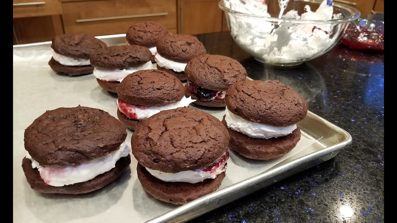 Raspberry Red Velvet Whoopie Pies with Chef Gail Sokol