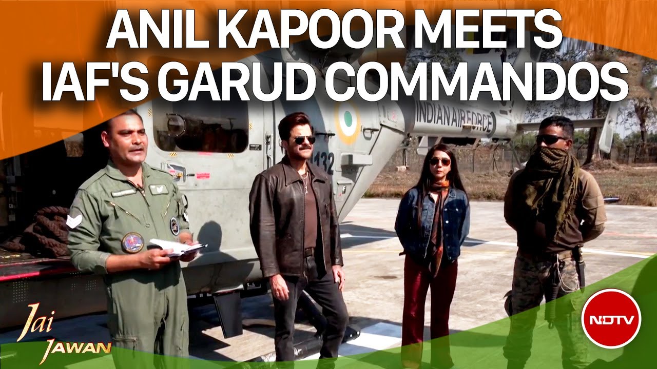 Jai Jawan: Anil Kapoor Meets IAF's Garud Commandos
