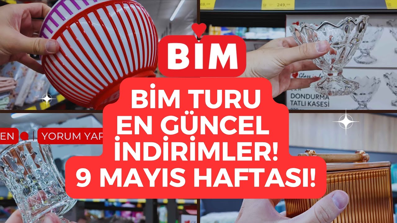 9 MAYIS HAFTASI | BİM’E GELEN YENİ ÜRÜNLERİ GÖRDÜN MÜ? | VLOG