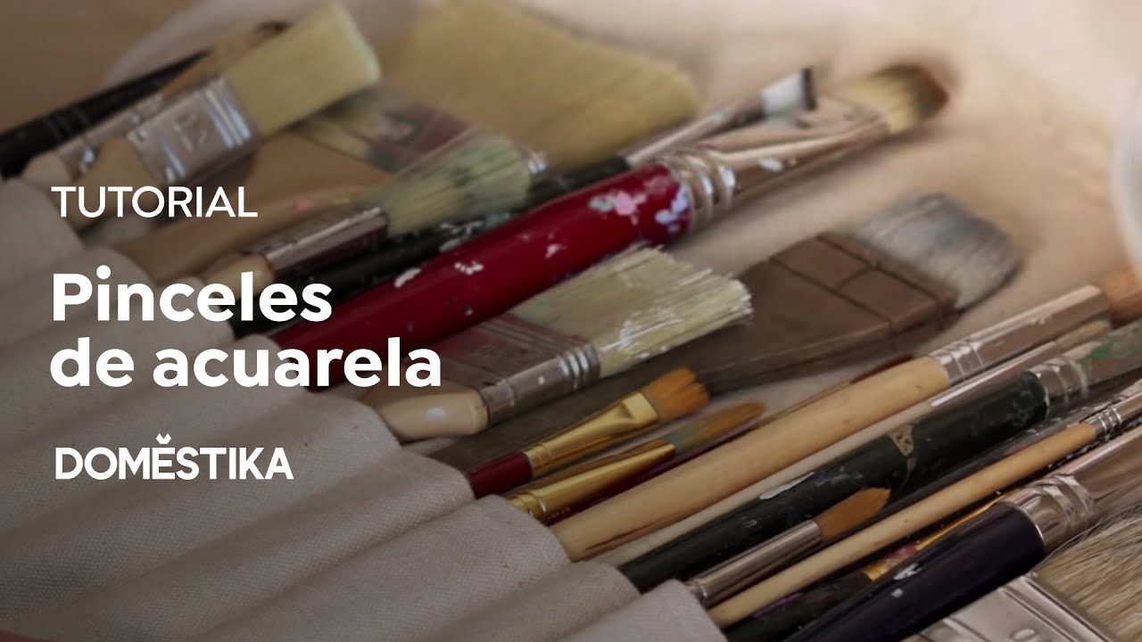 TUTORIAL Acuarela: pinceles, tipos y cuidado | Naranjalidad | Domestika