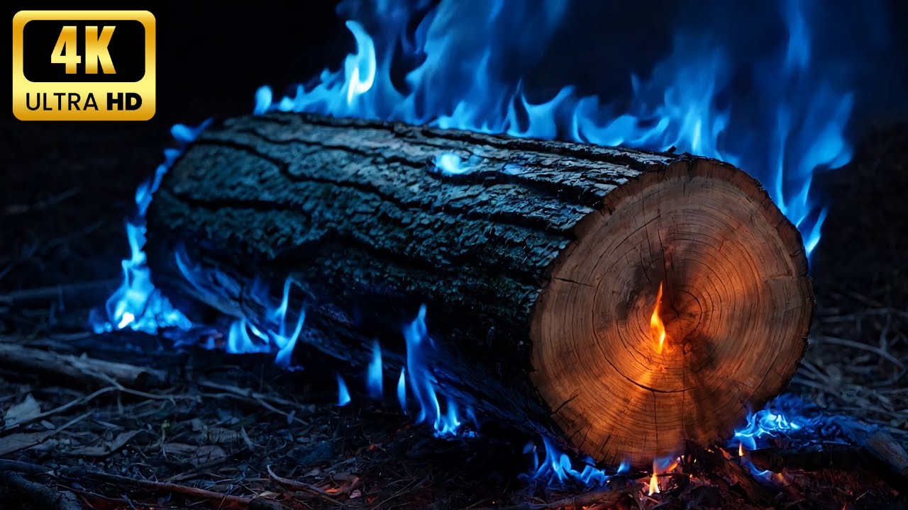 Cozy Fireplace 4K (12 HOURS). Fireplace with Crackling Fire Sounds. Fireplace Ambience #931V