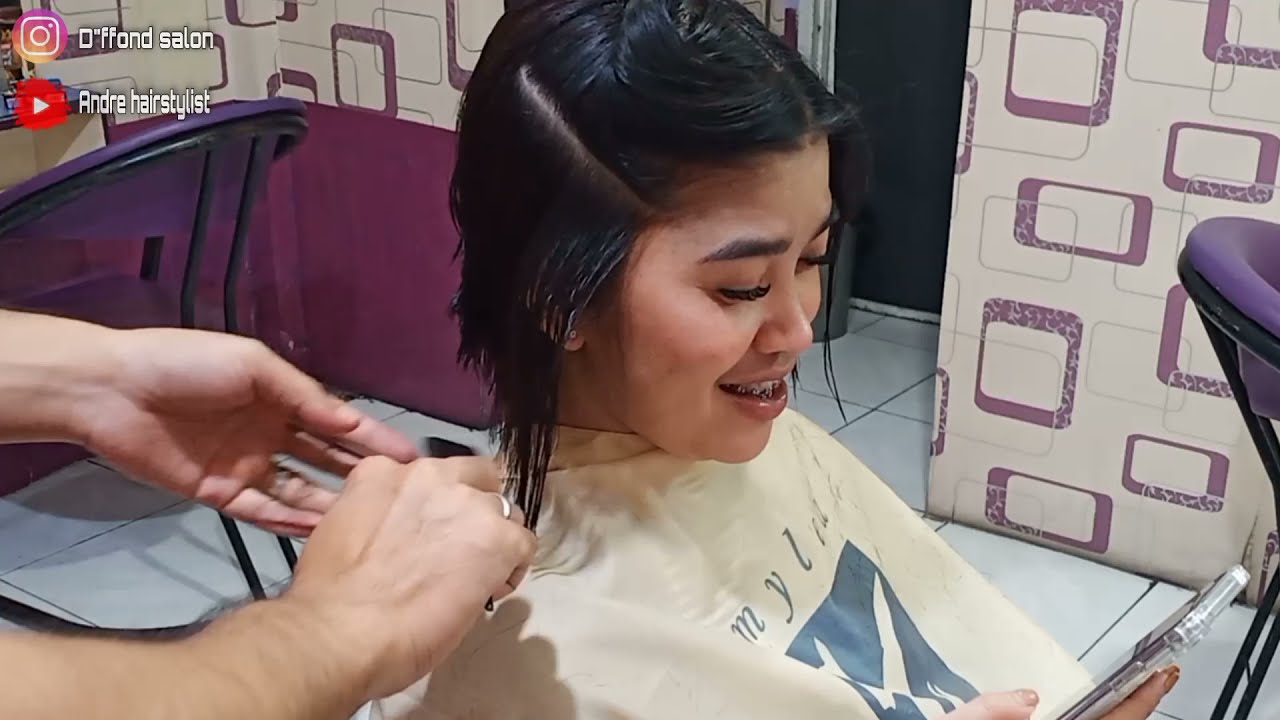 model rambut layer pendek - short layers hairstyle