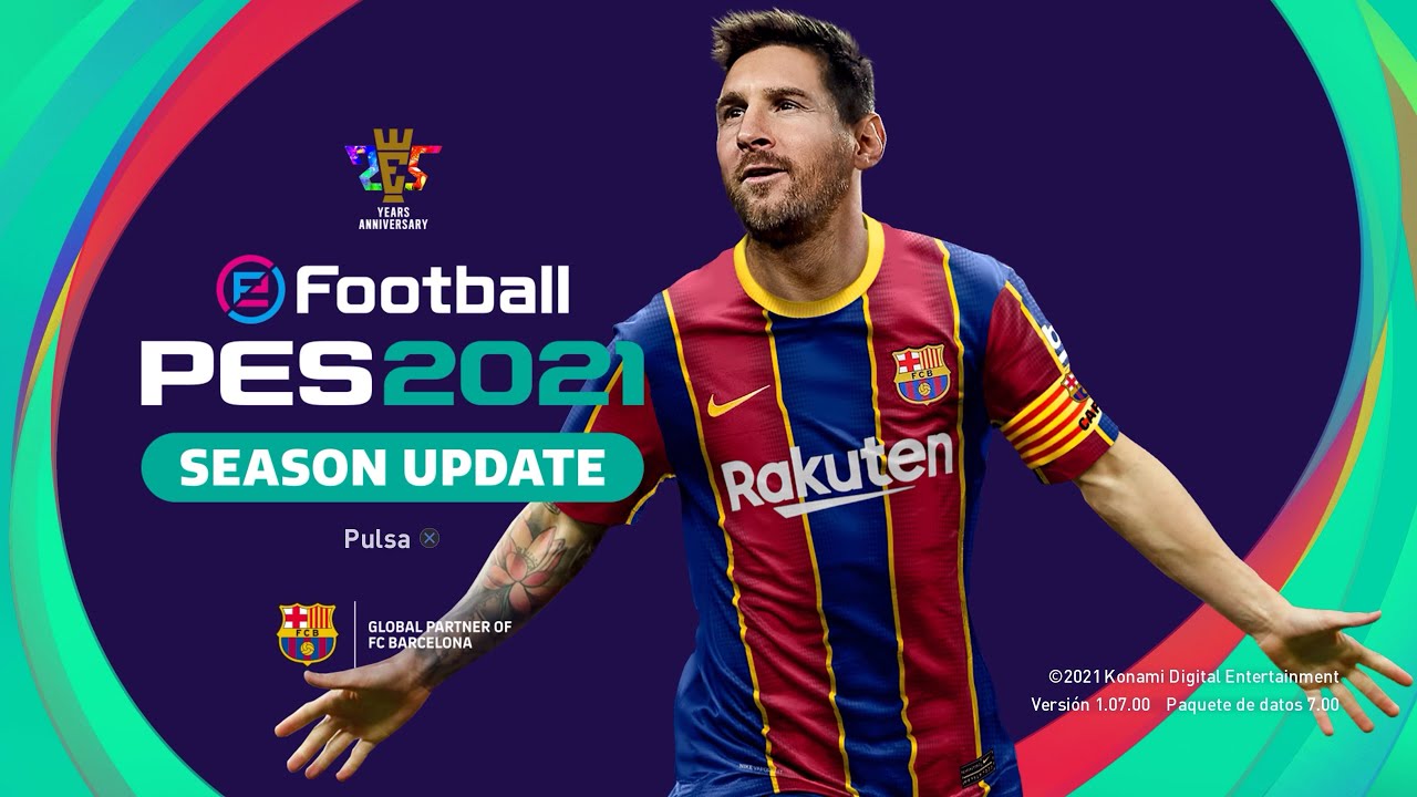 Efootball PES 2021 Season Update (PS4/PS5/PC) Option file 2020/2021