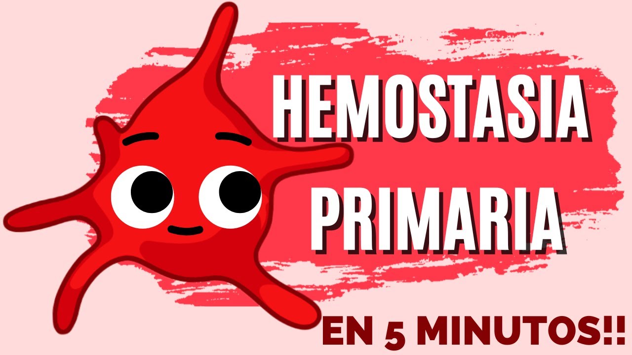 Hemostasia Primaria ¡En 5 minutos! #plaquetas #sangre
