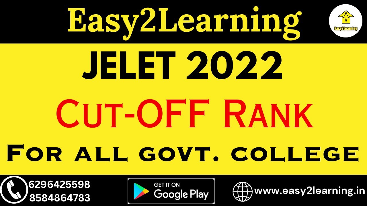 Jelet 2022 Closing Rank for Jadavpur University & All others Government Engineering College |