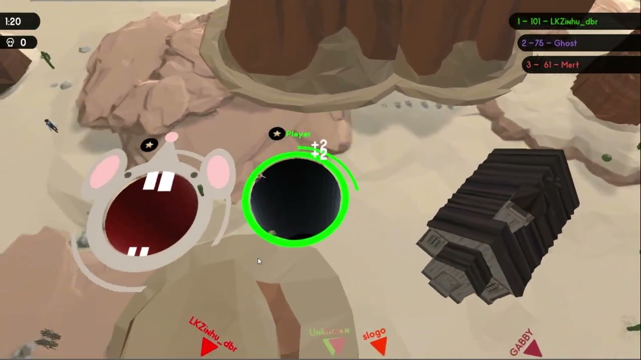 Relax background Hole.io 6