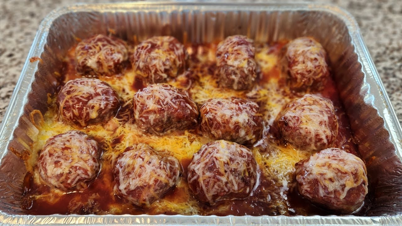 These Smoked Cheese BBQ Meatballs are the PERFECT APPETIZER!