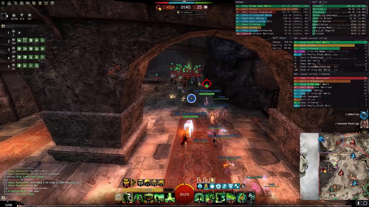 GW2 WvW Terrormancer zerg fights