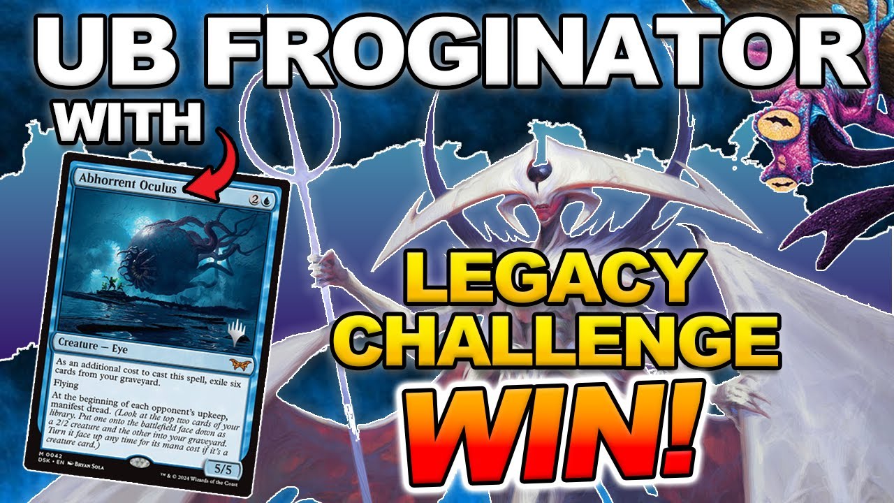 Got My Eye on the Prize! I Won the Legacy Challenge with UB Froginator | MTGO | Maxtortion