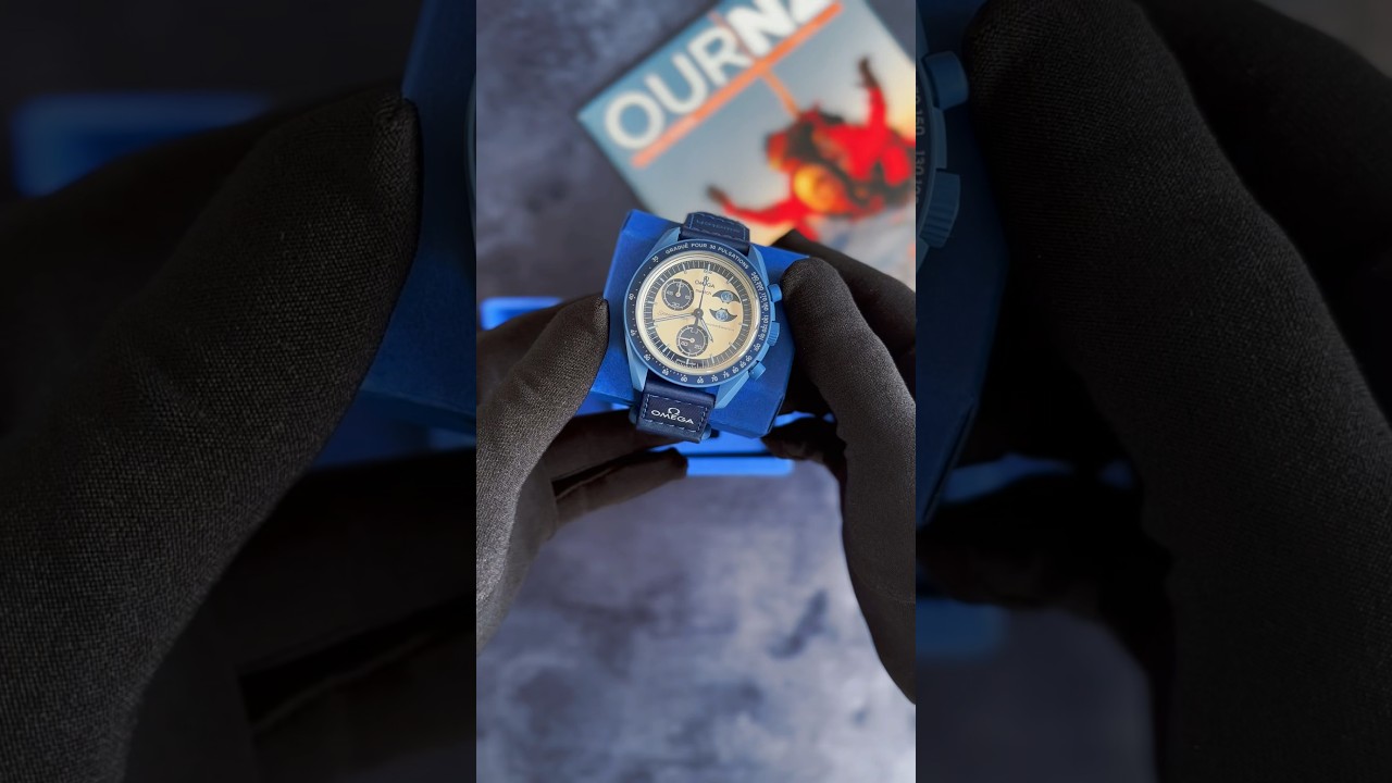 Omega X Swatch Mission to Super Blue MoonPhase #omega  #swatch  #superbluemoon #limitededition
