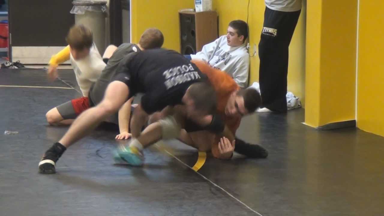 An inside look at wrestling practice: Warm-Ups