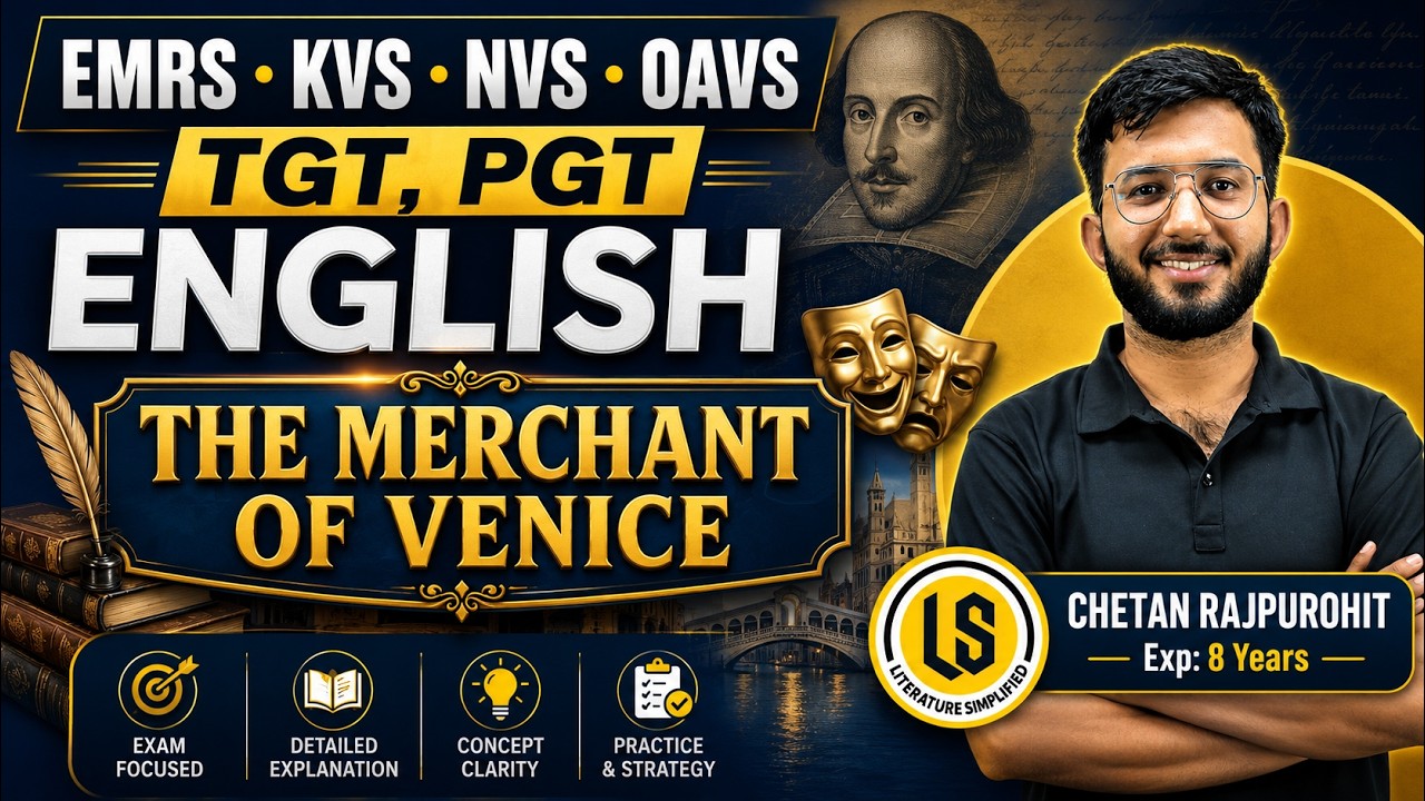 📘 The Merchant of Venice | Shakespeare's works | EMRS Tier-2 | Descriptive + Objective