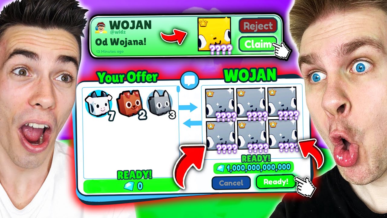 WOJAN KUPIŁ ⚠️ MOJE *RZADKIE* PETY 🤑 za 1 TRILION 💎 i DAŁ MI TO… (ZA DARMO) ✅ w PET SIMULATOR X!
