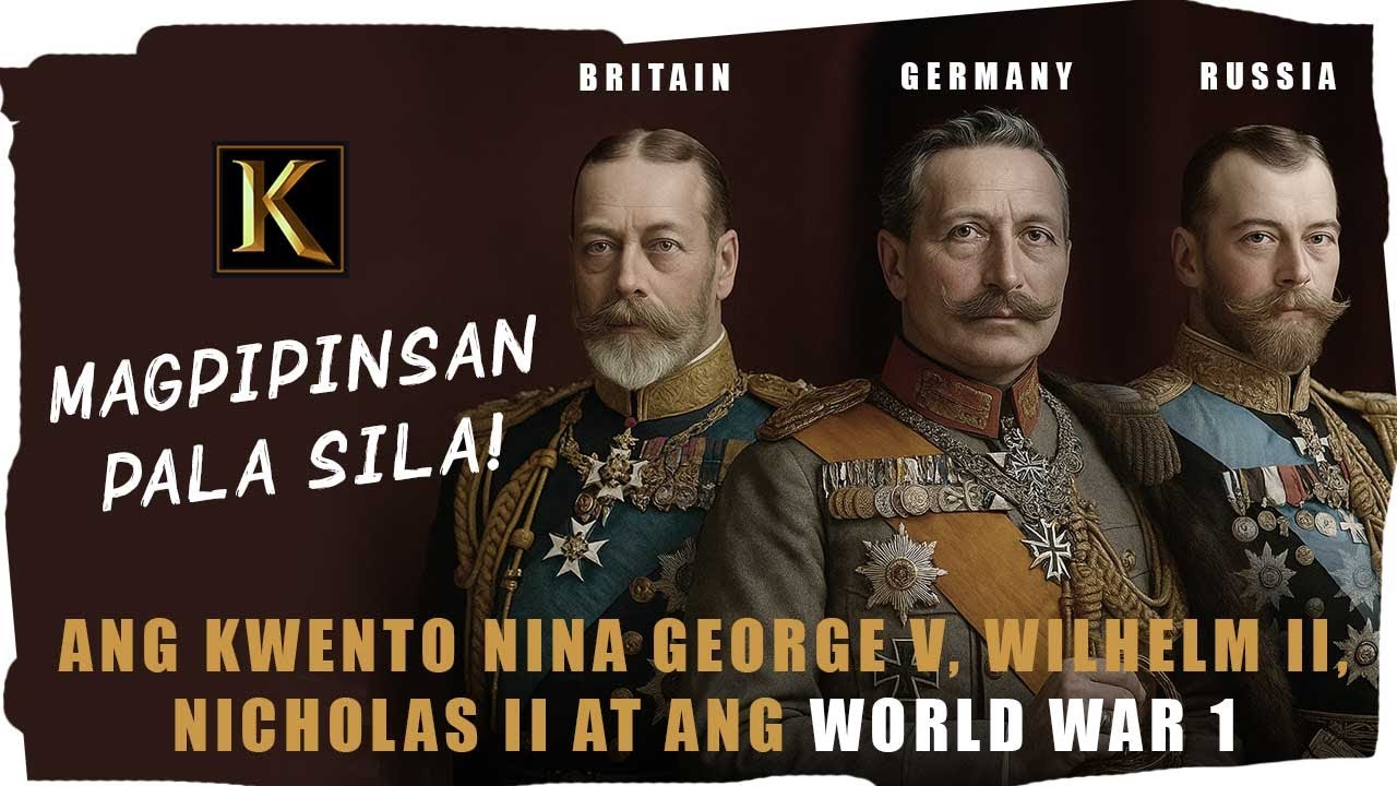 Ang Kwento nina George V, Wilhelm II,  Nicholas II at ang Unang Digmaang Pandaigdig - KasaysayanTV