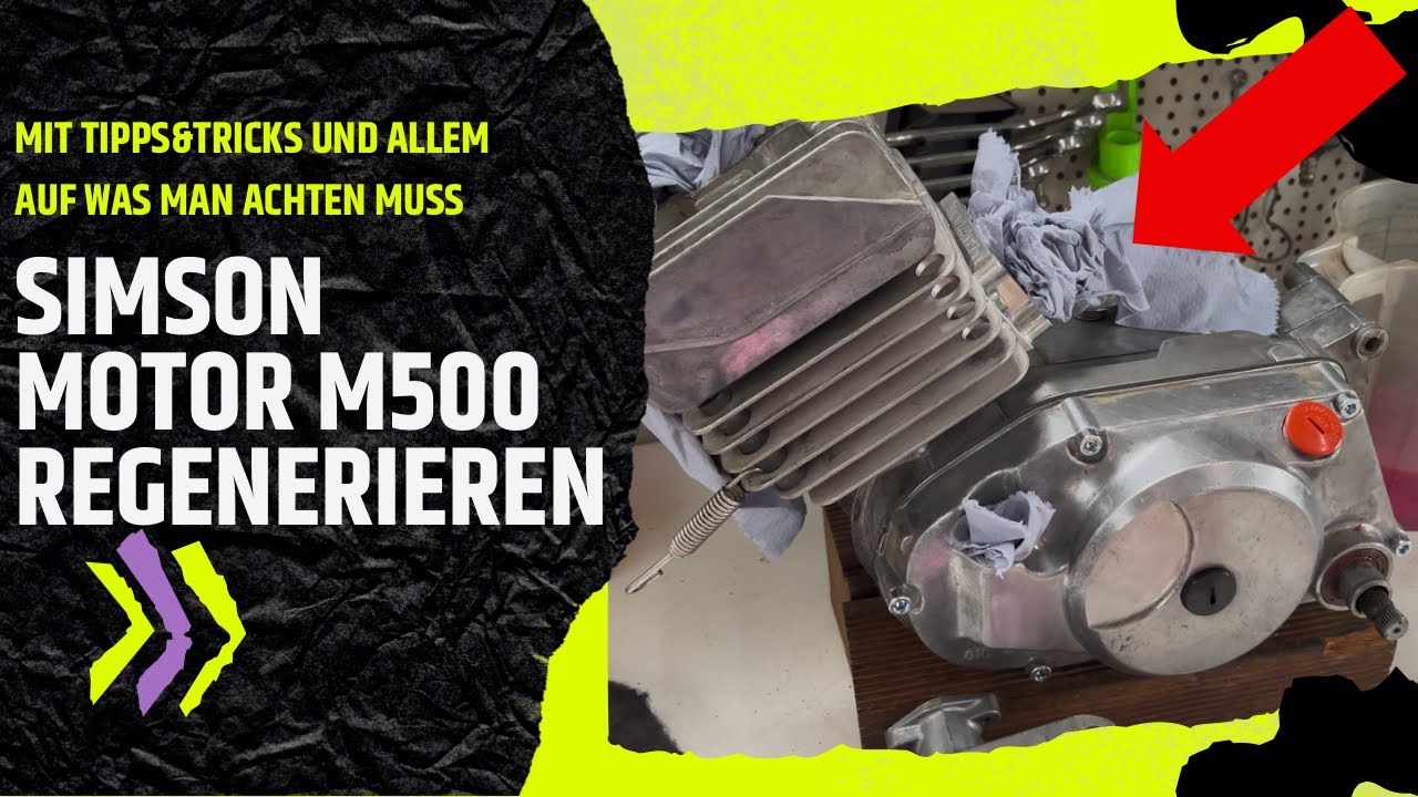 So bauen wir einen Simson Tuning Motor ⚙️ S51 Kr51/2 SR50 MS-50 S70