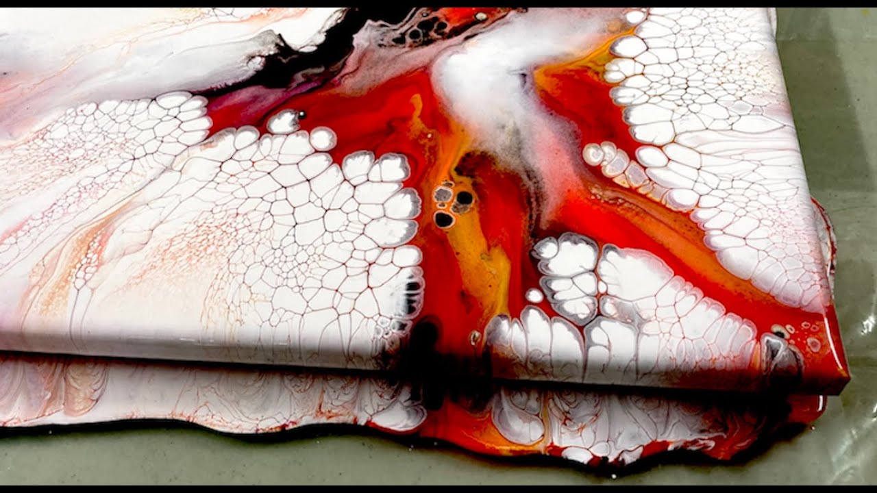 Stunning Acrylic Pearl pout with a Hairdryer: Step-by-Step Tutorial, Acrylic pour easy
