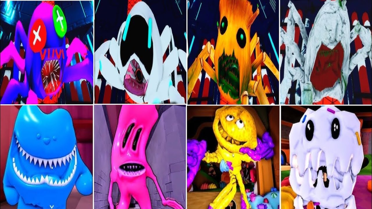 [ROBLOX] Taffy Tails + Creepy Crawlers Jumpscare comparison | Taffy Tails, Creepy Crawlers