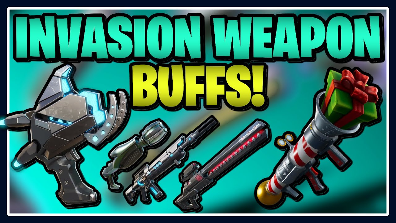 THEY BUFFED THE DISCHARGER & EVERY INVASION WEAPON, RETICLE BUG FIXED - Fortnite STW Update