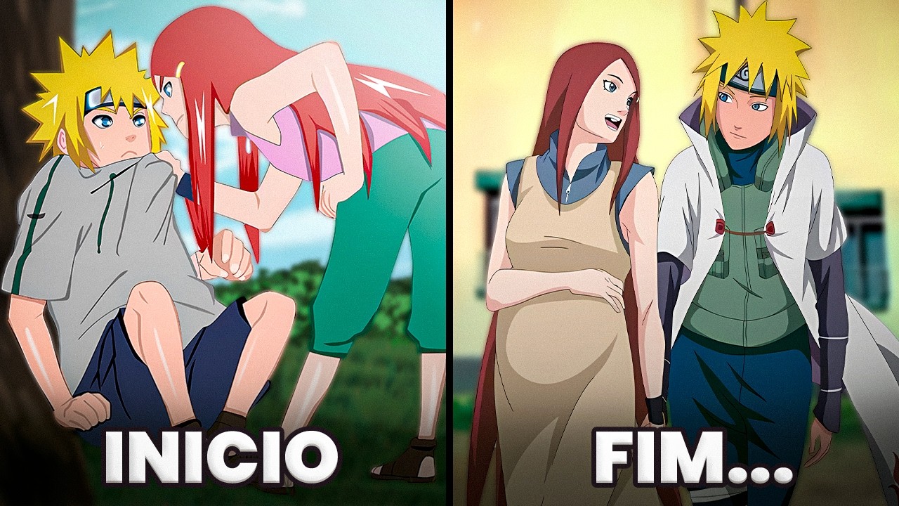 A História de Amor de Minato e Kushina em Naruto!