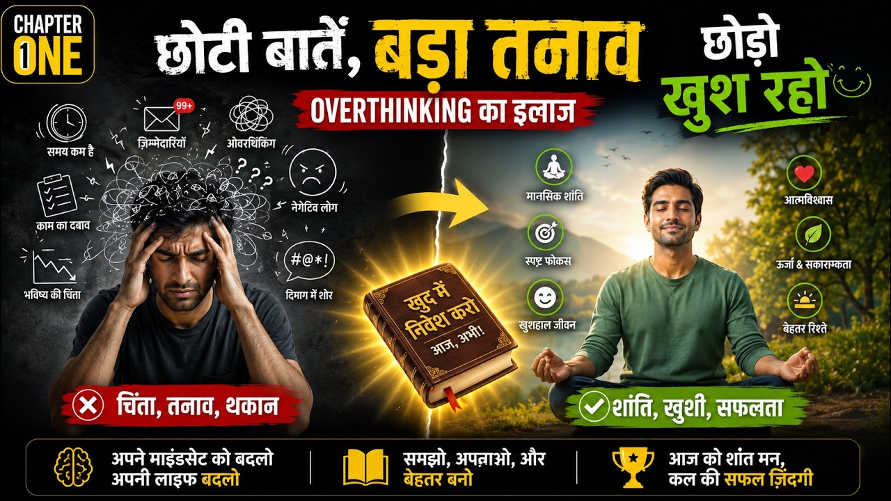 शांति से जीना है तो ये Video मिस मत करना! 🤫 | Don’t Sweat The Small Stuff Book Summary