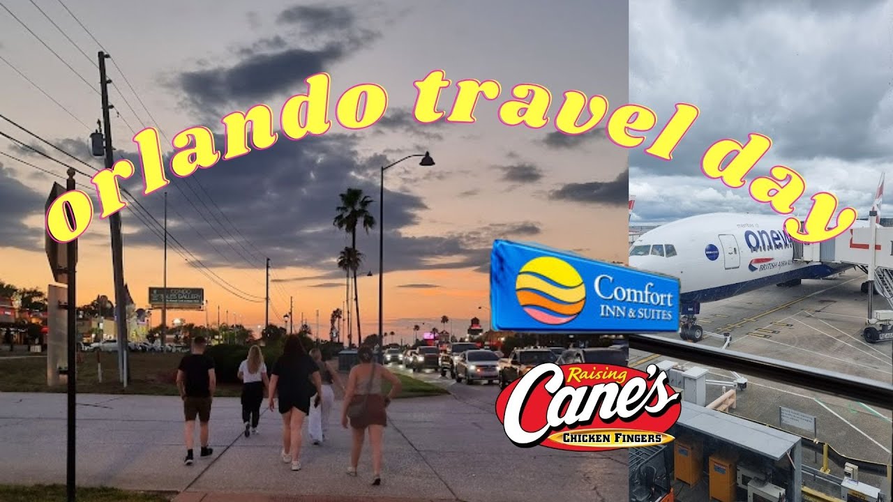CEP TRAVEL DAY! | BA Gatwick to Orlando and First Raising Cane's