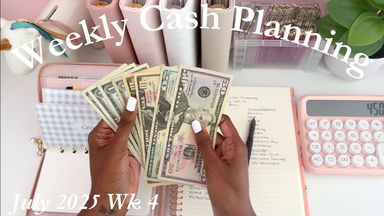 $450 Weekly Cash Planning | July 2025 | Single Mom