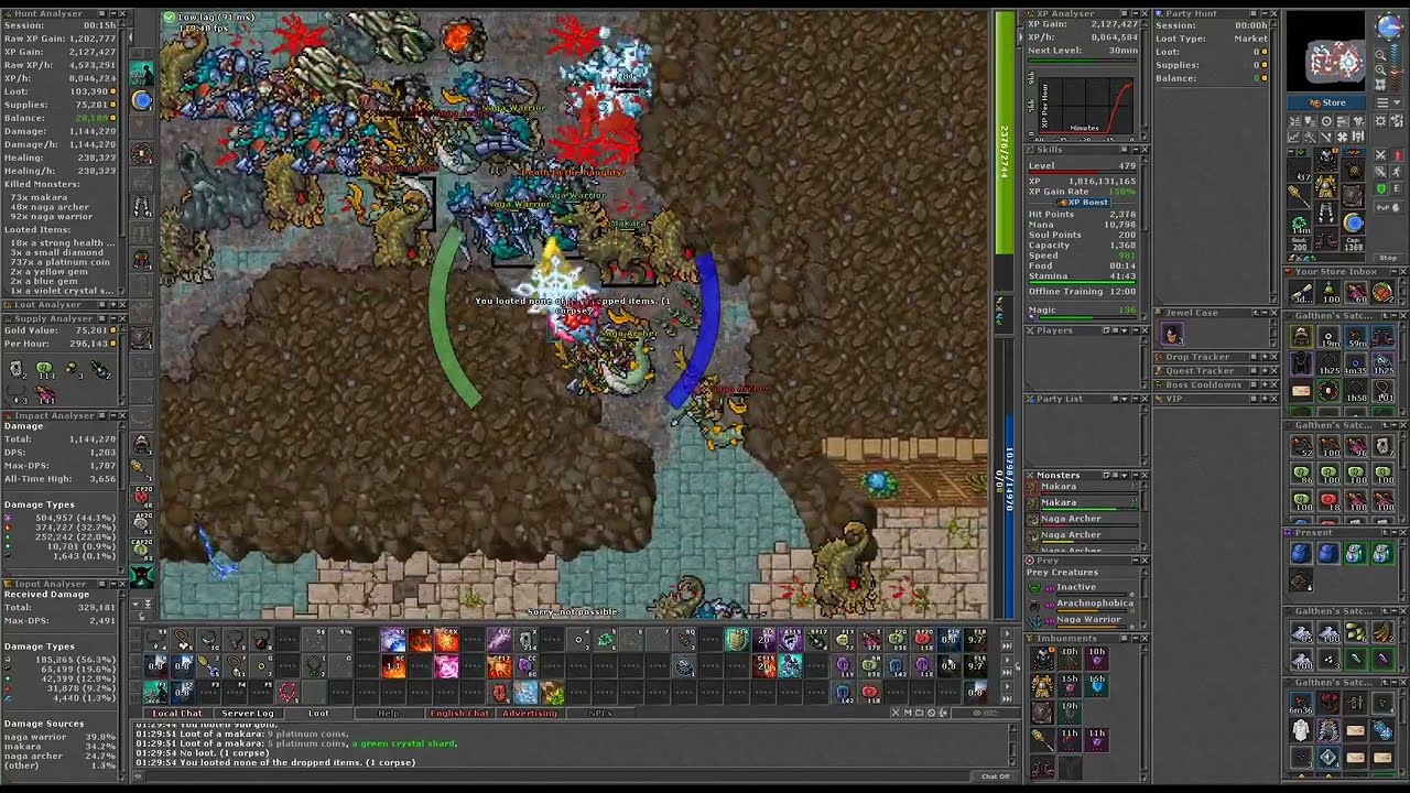 Marapur Nagas -2 ~ SOLO MS 479 ~ 4.6kk raw xp/h