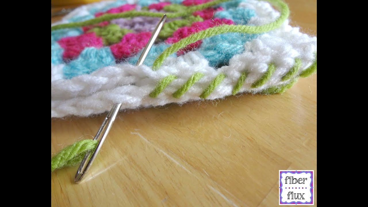How To Whip Stitch For Knit & Crochet (Great Invisible Seam!)