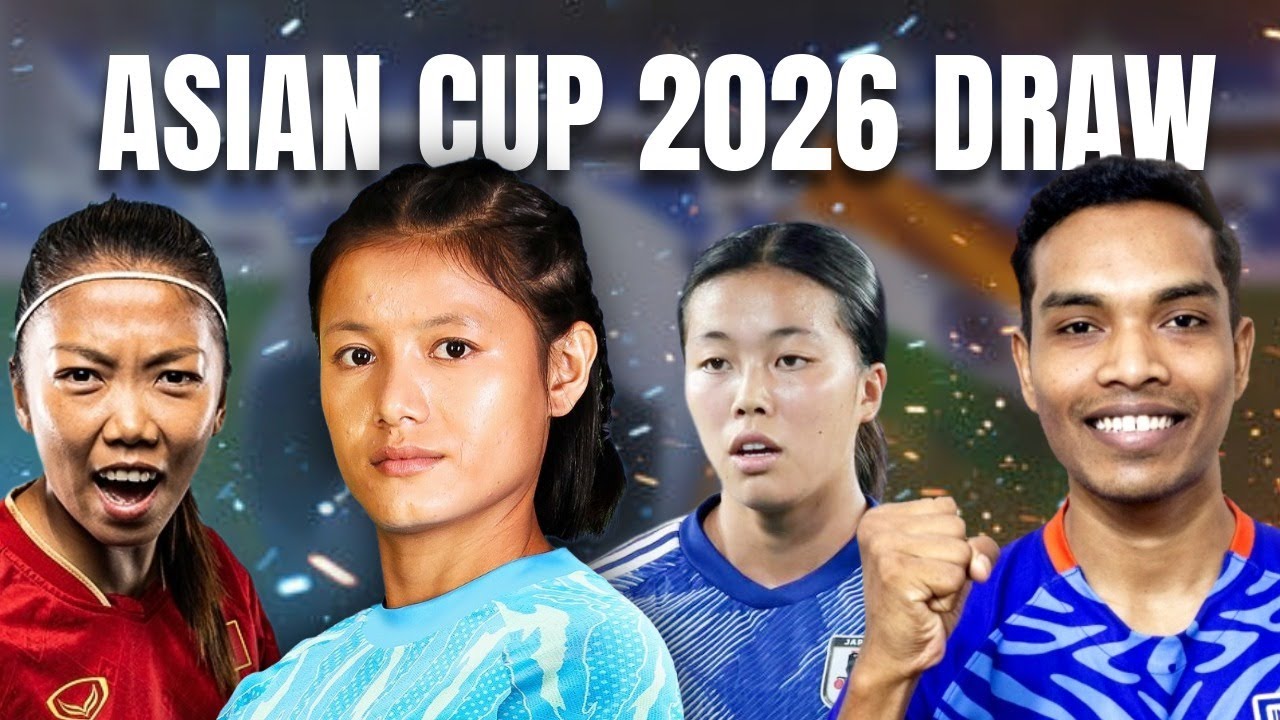 India in AFC Women's Asian Cup 2026 OFFICIAL DRAW