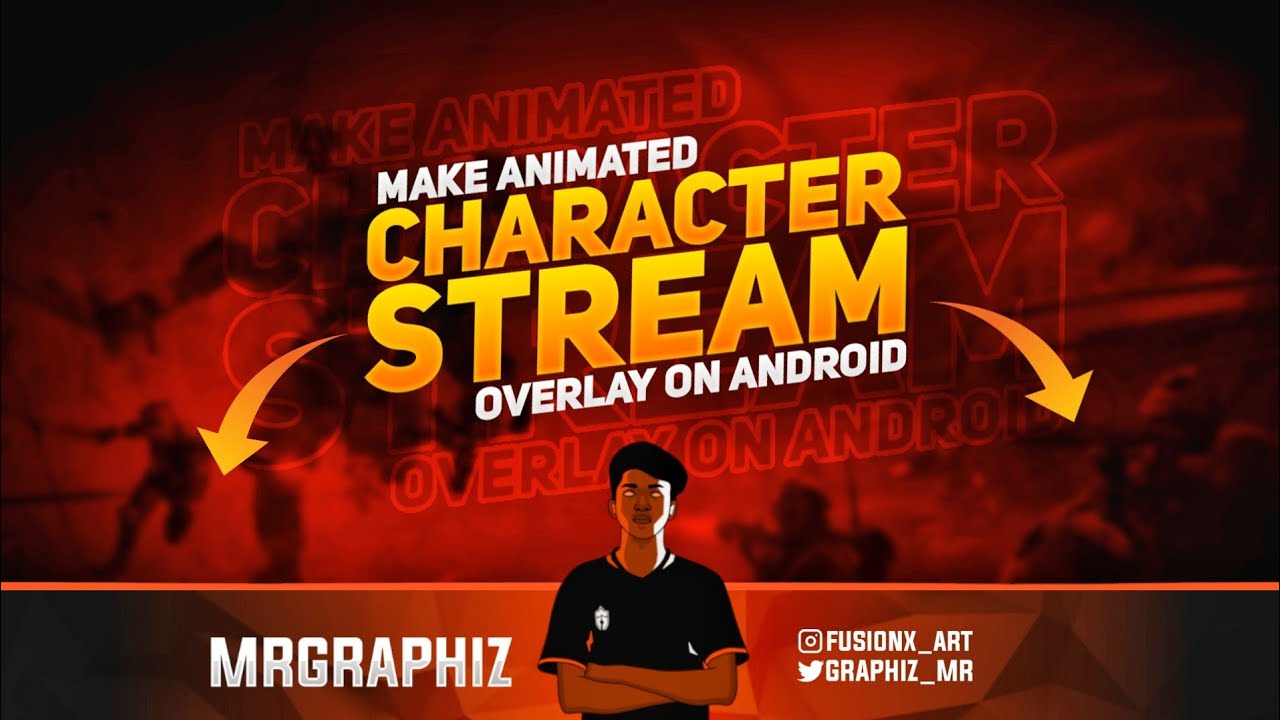 Make Animated Character Stream Overlay On Android ll Alight Motion