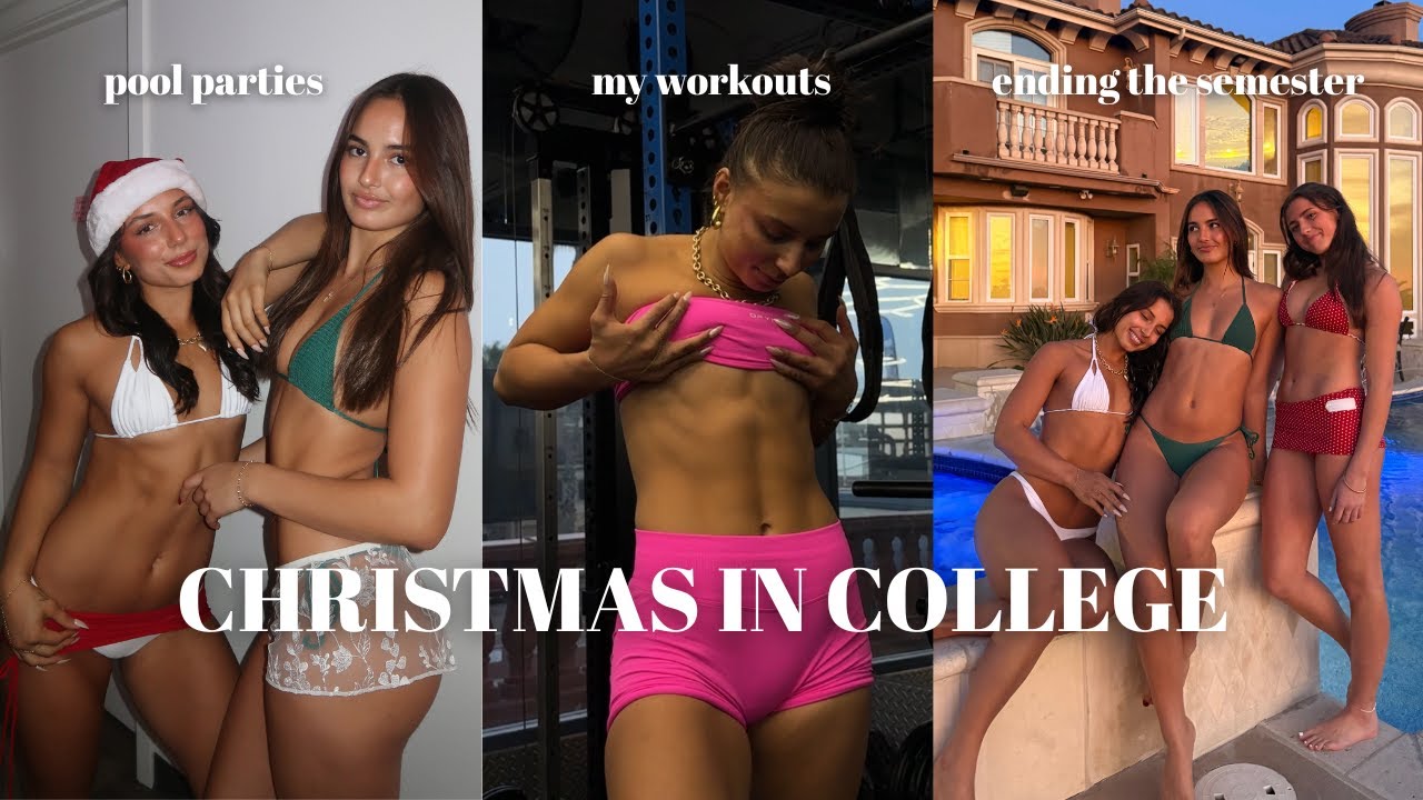 GETTING FESTIVE AT SDSU: wrapping up the semester, workouts, 2026 goals, christmas dayge + friends!