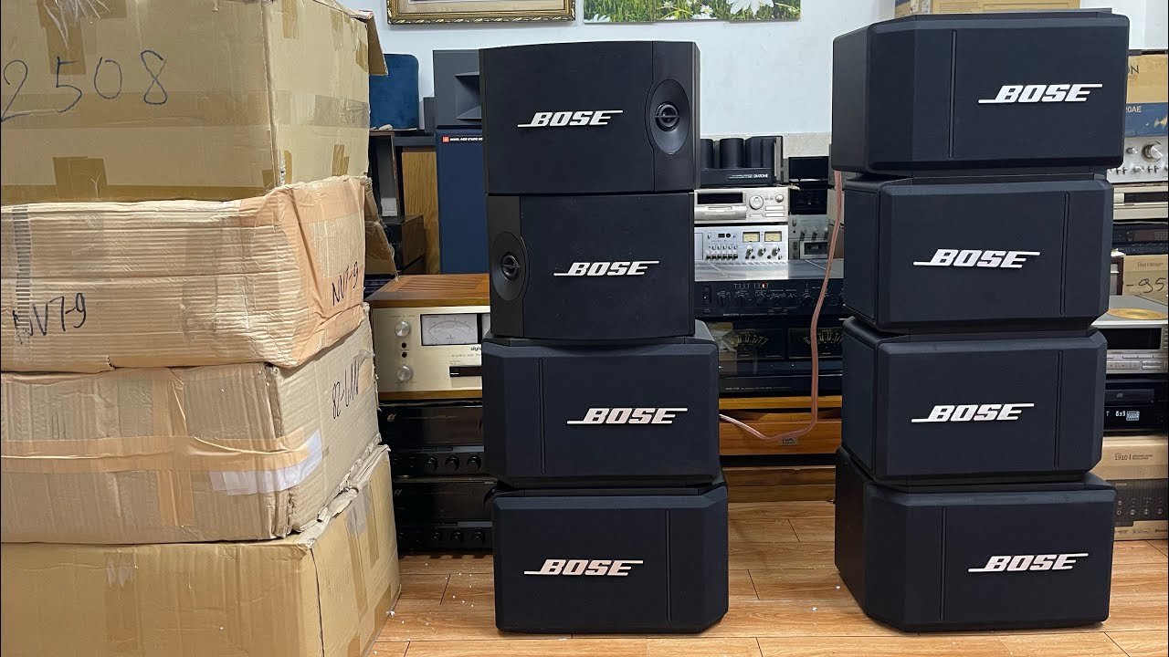 Loa Bose 314 và 301 seri 5 chữ lớn củ bọc từ. Nghe nhạc karaoke đều rất tốt. Lh e Trí 0903.747.111.