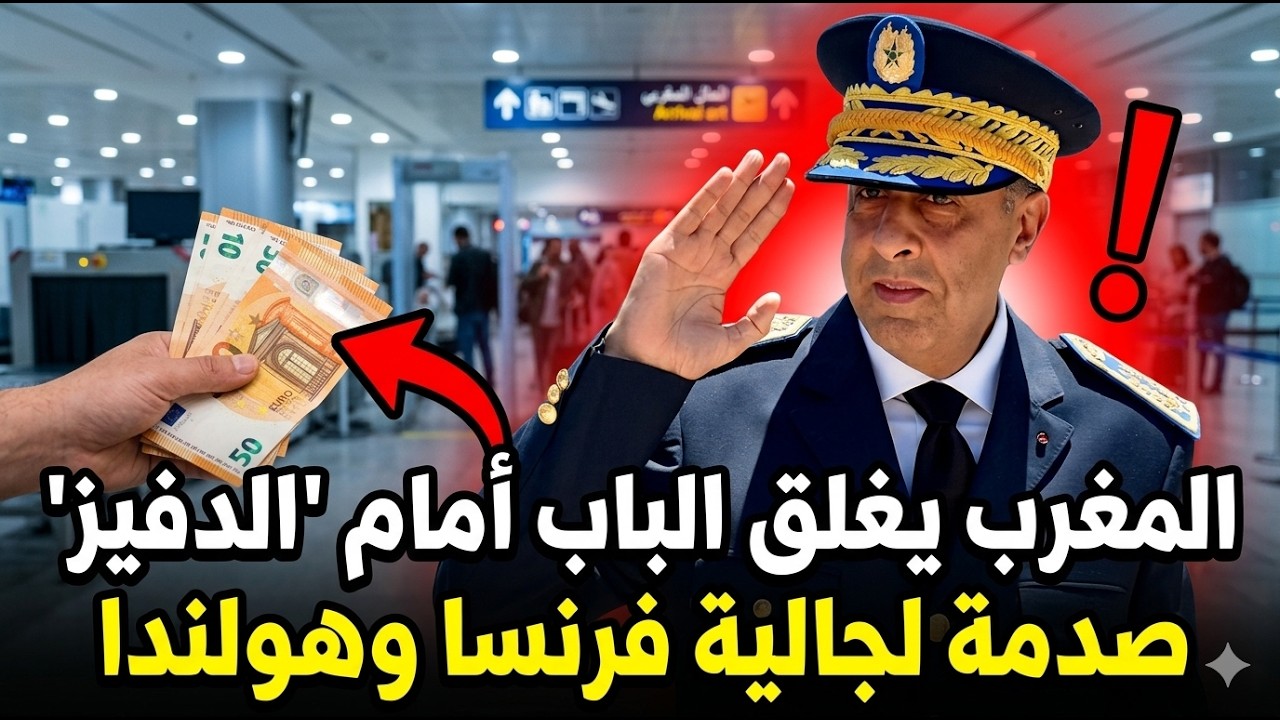 صدمة في مطارات المغرب أموالك من هولندا وبلجيكا ستصادر بالكامل   لا تدخل قبل معرفة قانون الورقة الذهب