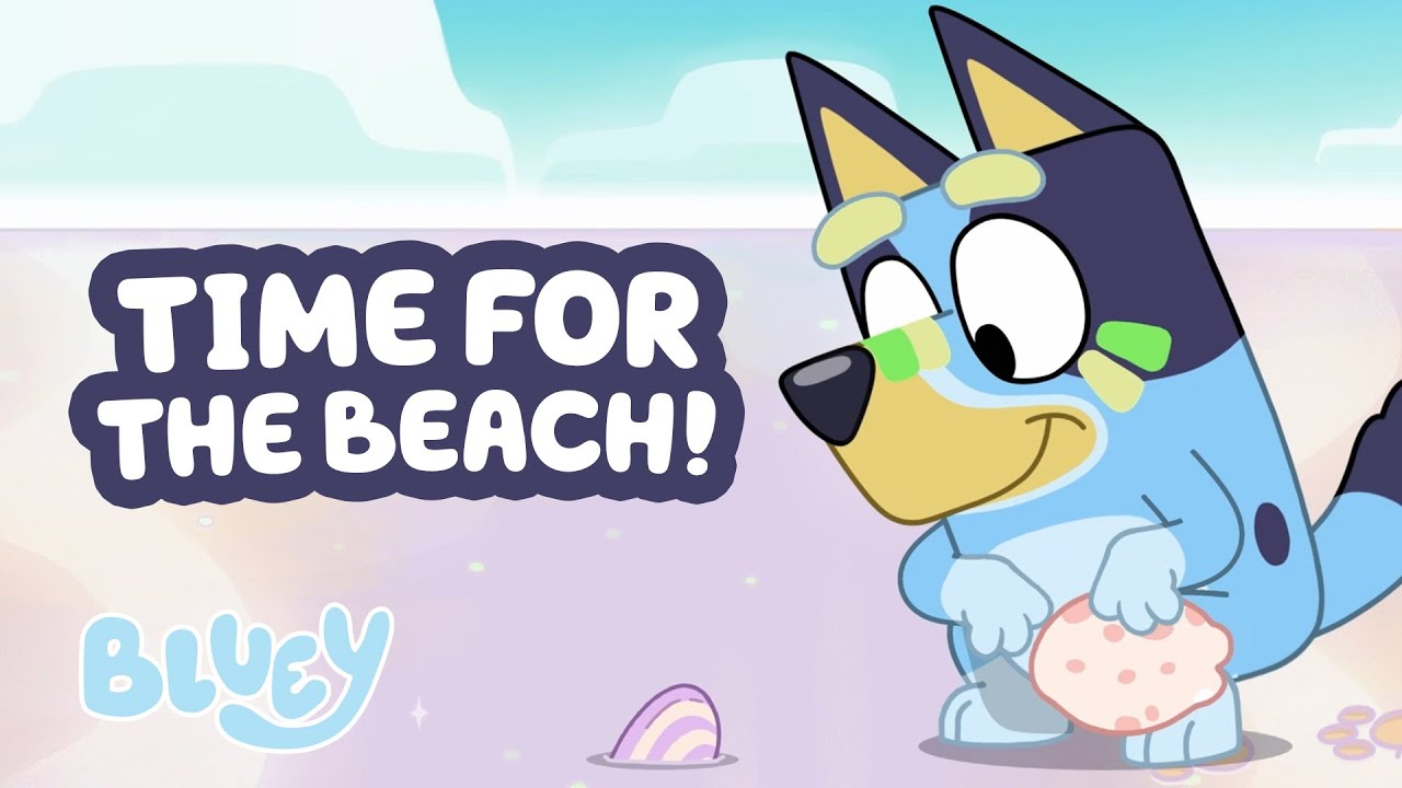 Time for the Beach with Bluey 🏝️ 💙 | Best Moments Compilation ⭐️ | Bluey