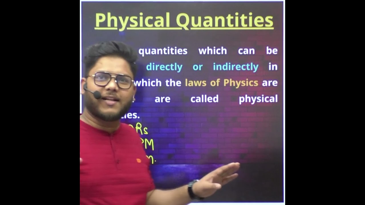 WHAT IS PHYSICAL QUANTITY ❓ #PHYSICS #SHORTS