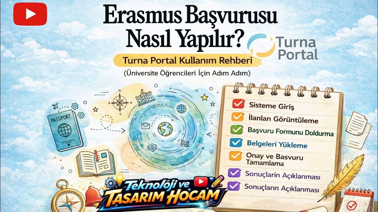 Erasmus Başvurusu, Turna Portal Kullanım Rehberi #erasmus 