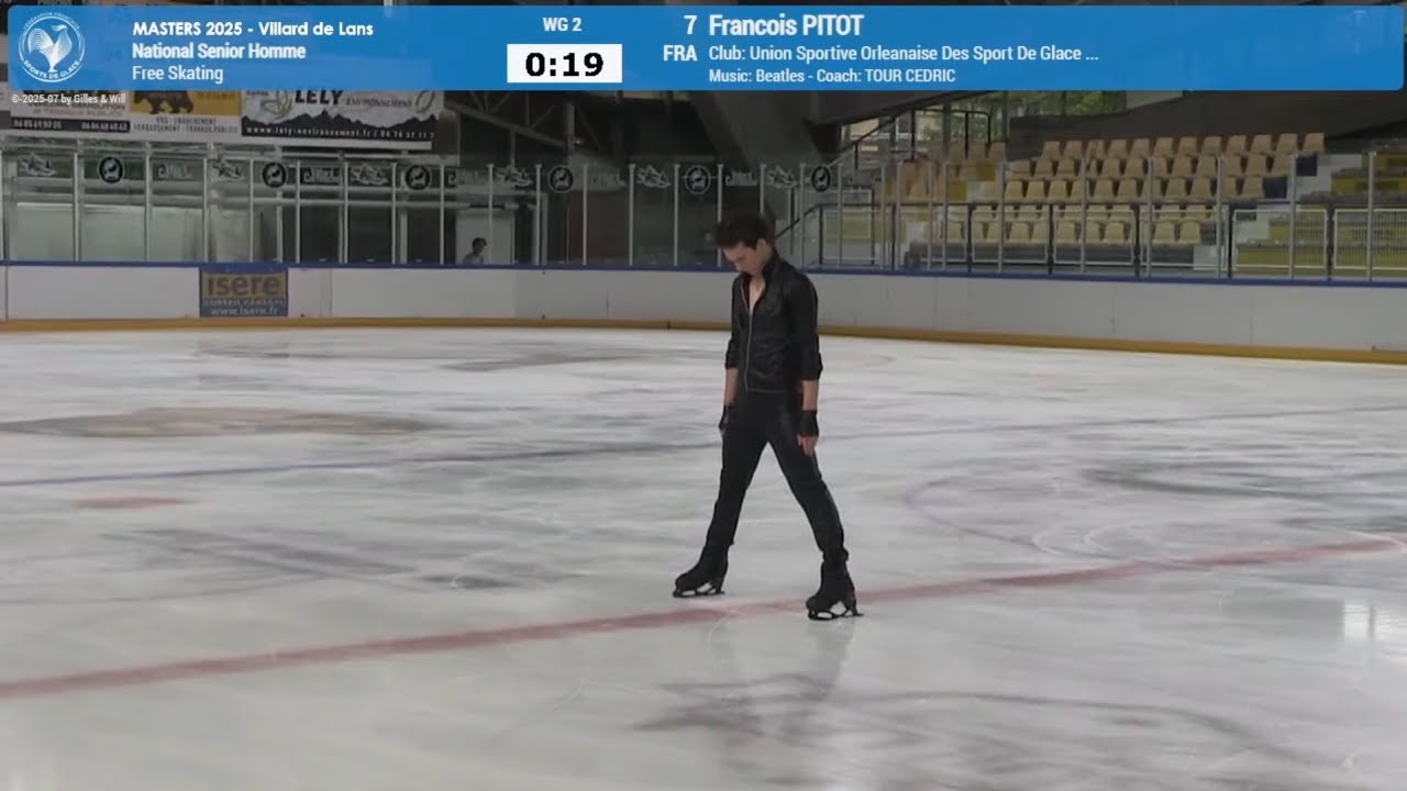 Francois Pitot – 2025 Master's de Patinage FS