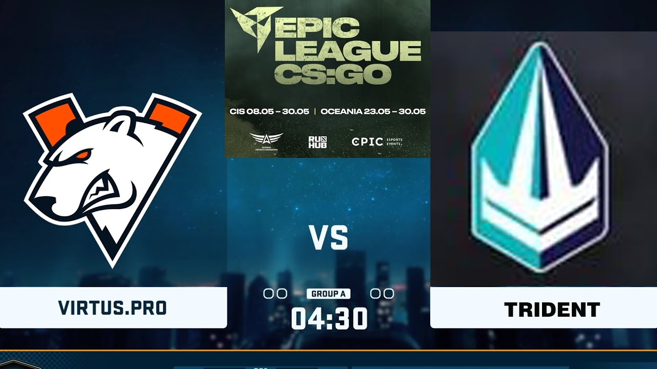 🔴  RU  Virtus.pro vs Trident Clan BO3 | EPIC League CIS RMR 2021